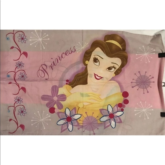 Disney Princess Standard Pillow Case Pink Vintage - Picture 2 of 5
